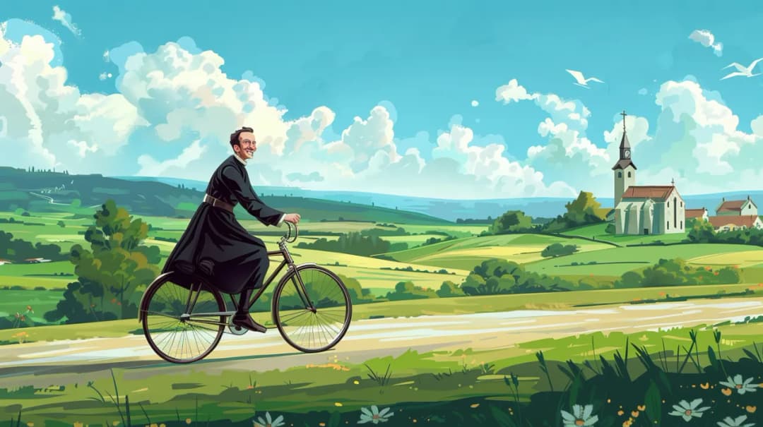 Ksiądz na rowerze: Niezwykła pasja duchownego. Inspirująca historia