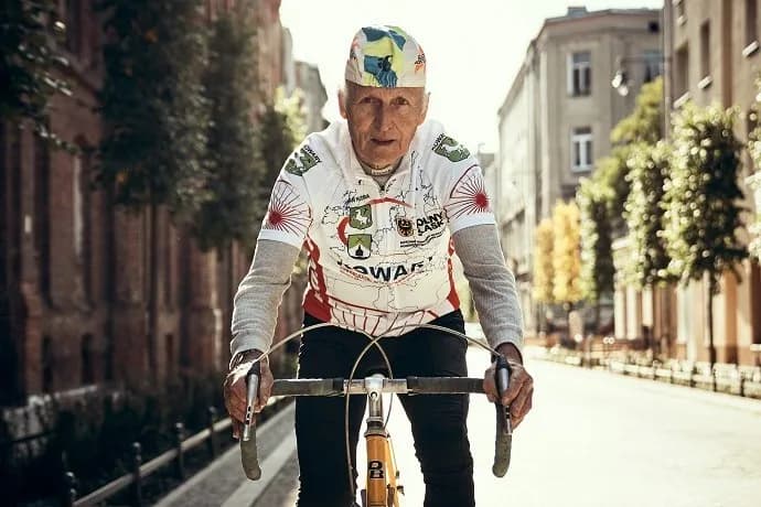 Jan Kudra - legendarny kolarz, który zdobył 9 tytułów mistrza Polski